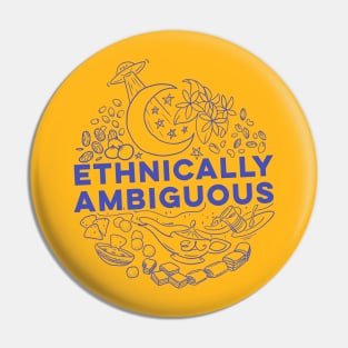 Ethnically Ambiguous Circle Pin