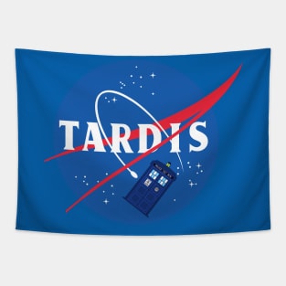 TARDIS NASA MASH UP Tapestry