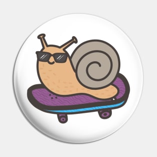 Cool Snail Pin