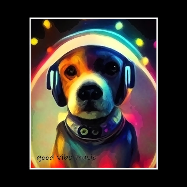 cute dog dj by ElArrogante