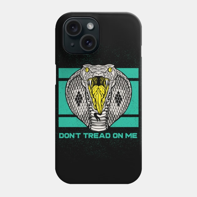 Don't tread on me Libertarian Gadsden Flag Snake Phone Case by TheMemeCrafts