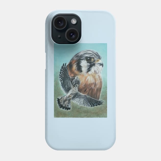 American Kestrel Phone Case by BarbBarcikKeith