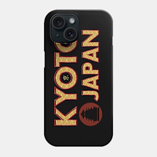 Kyoto Japan - Japanese Wave Pattern Phone Case