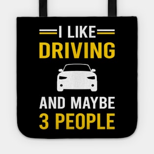 3 People Driving Driver Tote