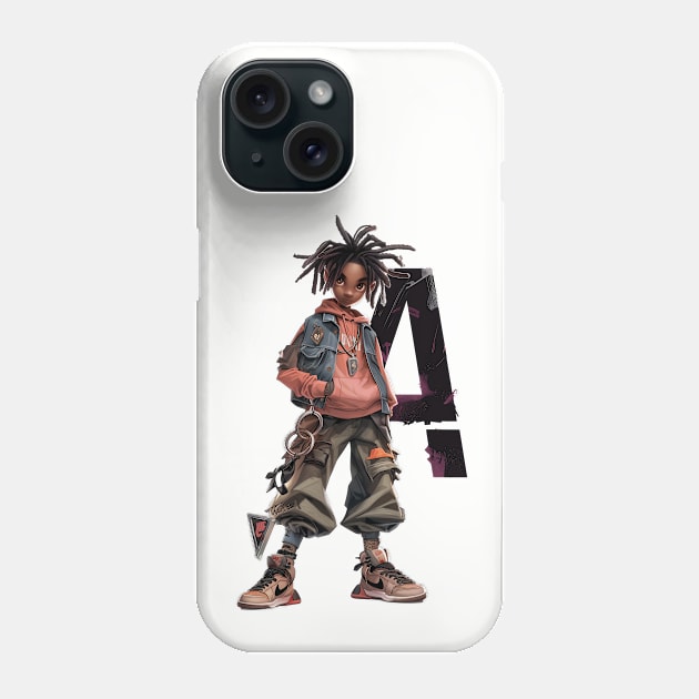 Street Gang Letter A Phone Case by JunkyDotCom