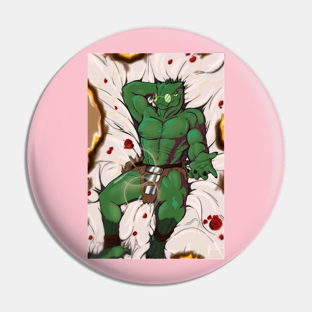 Hot Lizardman Pin by Skillful Ferret