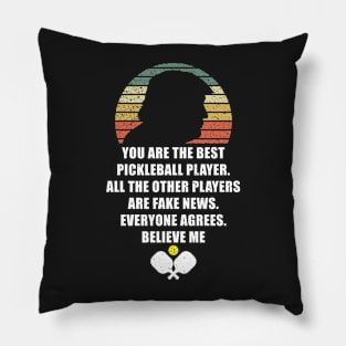 Pickleball Legend Trump Quote Vintage Pillow