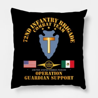 Guardian Support - 72nd Infantry Bde Combat Team w Border Patrol Pillow