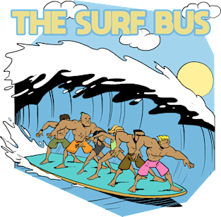 The Surf Bus Magnet