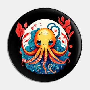 Cute octopus Pin