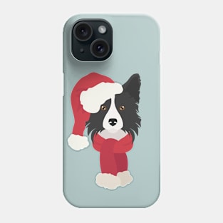 Christmas Border Collie Dog Phone Case