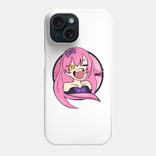 I Don't Bite! Cute Creepy Anime Girl Smiling Phone Case