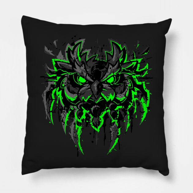 Fel Gray Pillow by Hotted