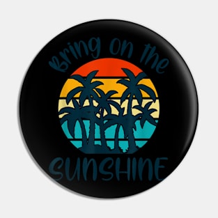 Bring On The Sunshine Sunset Beach Lover Pin