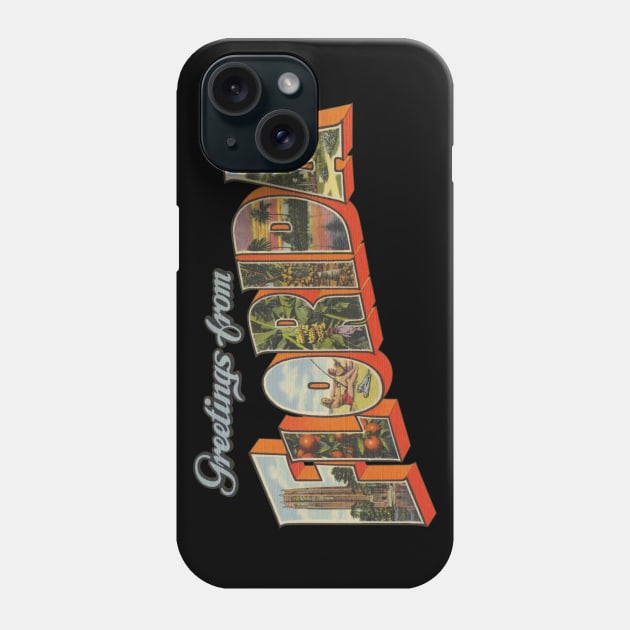 Greetings from Florida Phone Case by reapolo