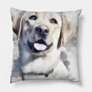 Labrador Retriever Watercolor - Gift For Dog Lovers Pillow