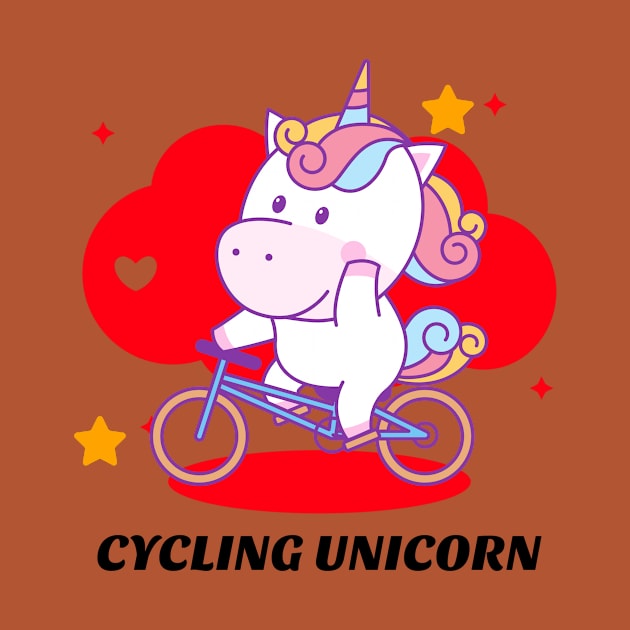 Cycling Unicorn by KidsKingdom