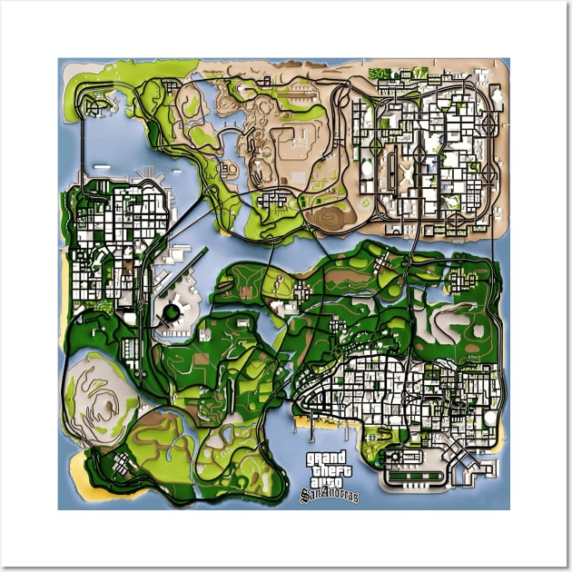 GTA 5 VS GTA SAN ANDREAS DEFINITIVE EDITION : LOS SANTOS MAP