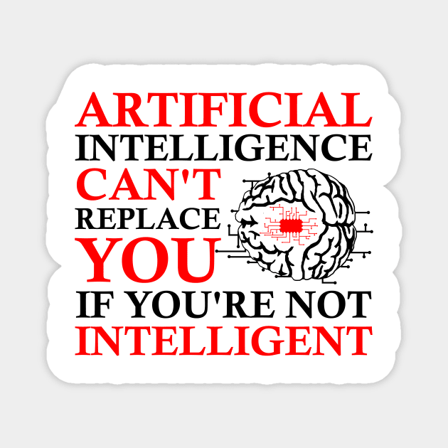 Artificial Intelligence Algorithm Programmer AI Developer Magnet by artbooming