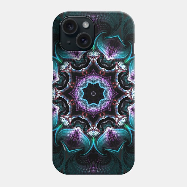 Fractal Mandala Phone Case by Manafold