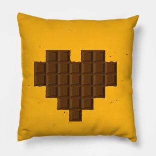 Chocolate Pixels - Health Power Up Pillow