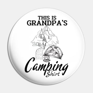 This is Grandpa's Camping Pin