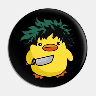 Deku Duck with knife! Pin