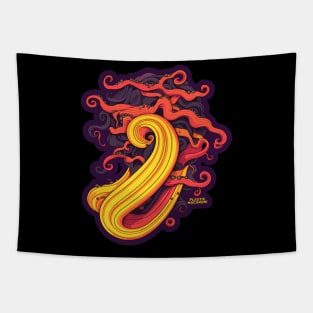 Plastic Macaroni Boho Trippy Hippy Gemelli Tapestry