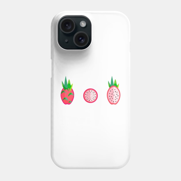 Dragon Fruit Banner Phone Case by THP Creative