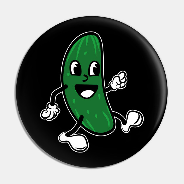 Funny Cartoon Cucumber - Cartoon Vegetables Cucumber - Pin | TeePublic Funny Cartoon Cucumber - Cartoon Vegetables Cucumber - Pin | TeePublic