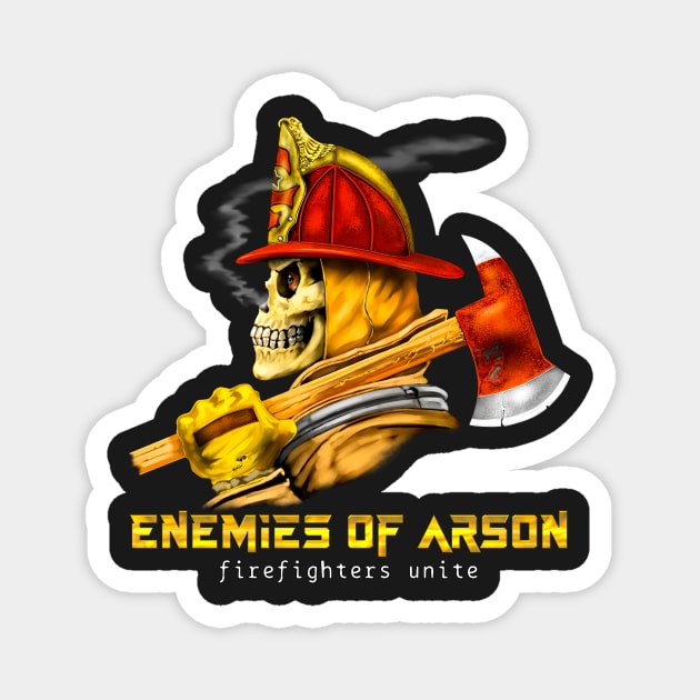 Firefighter Enemies of Arson Magnet by norules