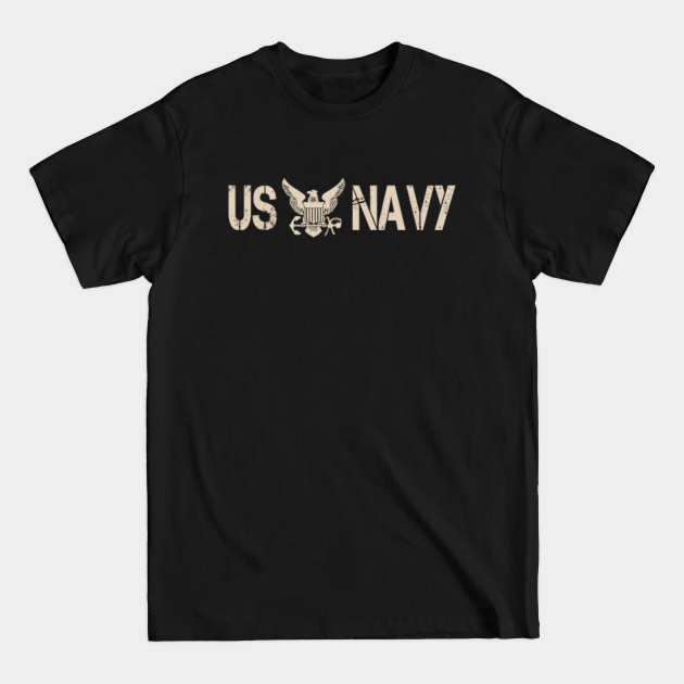 US Navy Vintage Basic T-Shirt Navy U.S. Military Shirt Naval Veteran Sailor - Navy - T-Shirt
