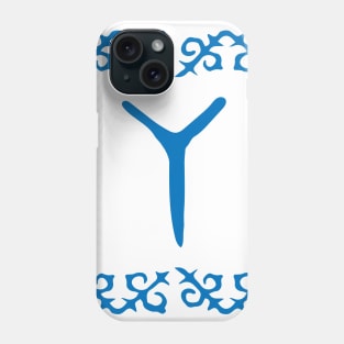 Blue Kayi Tribe Flag Symbol from Dirilis/Resurrection Ertugrul Phone Case