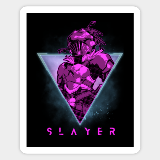 Goblin Slayer Retro 80s Anime Shirt Goblin Slayer Sticker Teepublic