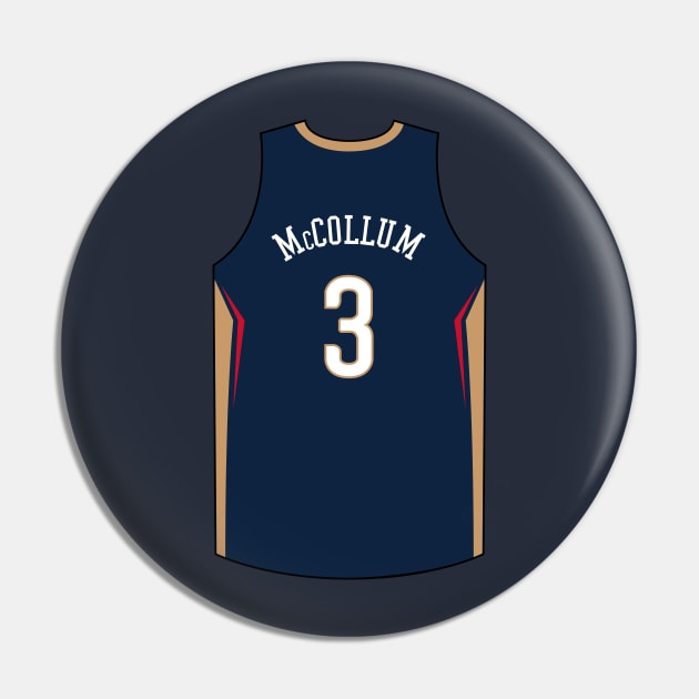 CJ McCollum New Orleans Jersey Qiangy Pin by qiangdade