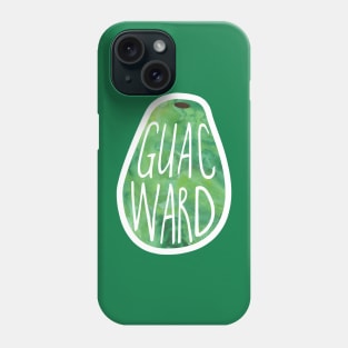 GUACward - funny avocado pun Phone Case