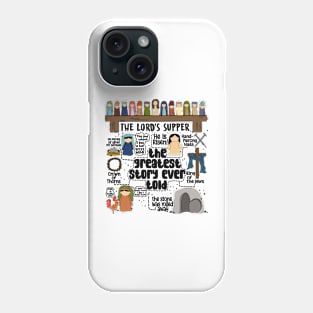 Easter Story, On The Third Day He Rose, Christian Easter, He Is Risen, Jesus Christ Phone Case