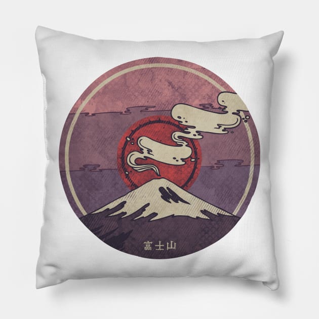 Fuji Pillow by againstbound