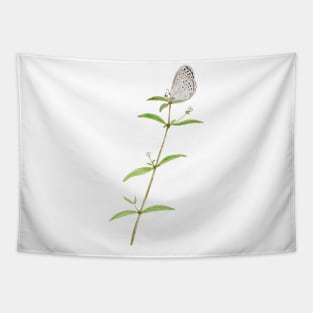 butterfly and leaf Tapestry