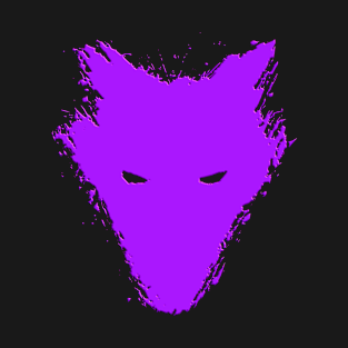 Wolf painting Colorful T-Shirt