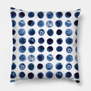 Watercolor Circles Pattern Pillow