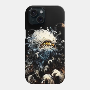 Spooky snile monster Phone Case