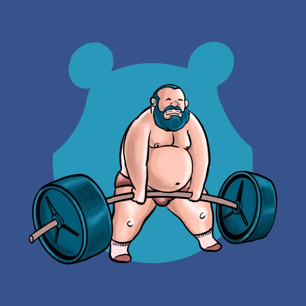 Deadlift Bear by MagentaBear