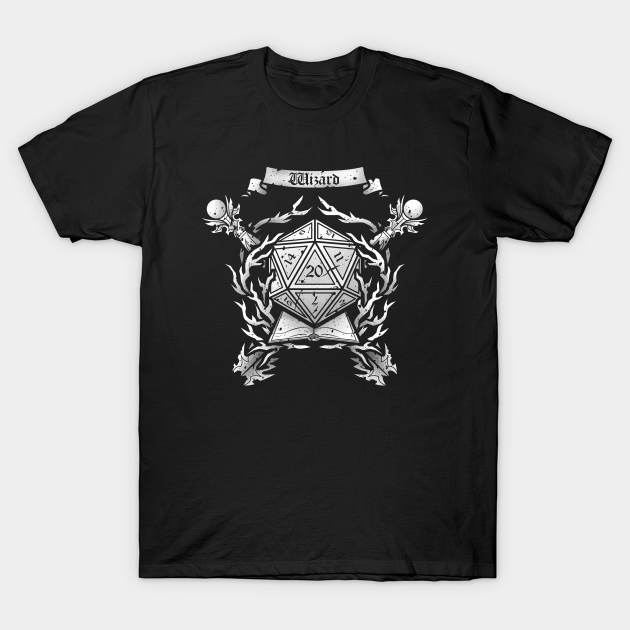 Discover Wizard Crest - Dungeons And Dragons - T-Shirt