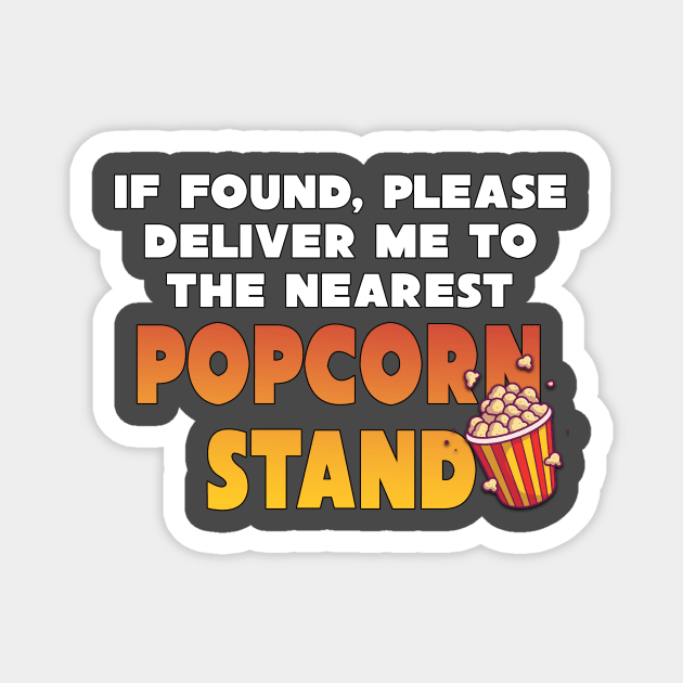 Popcorn Stand Magnet by ParkBound