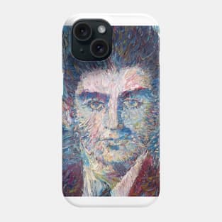 FRANZ KAFKA oil portrait Phone Case