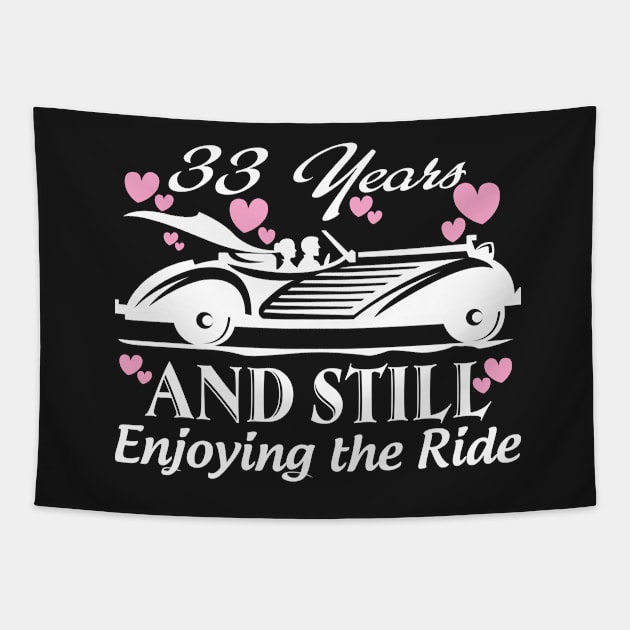 Anniversary Gift 33 years Wedding Marriage Tapestry by rigobertoterry