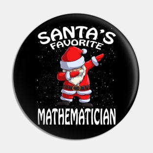 Santas Favorite Mathematician Christmas Pin