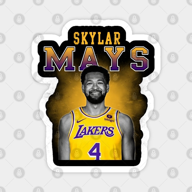 Skylar Mays Magnet by Bojes Art