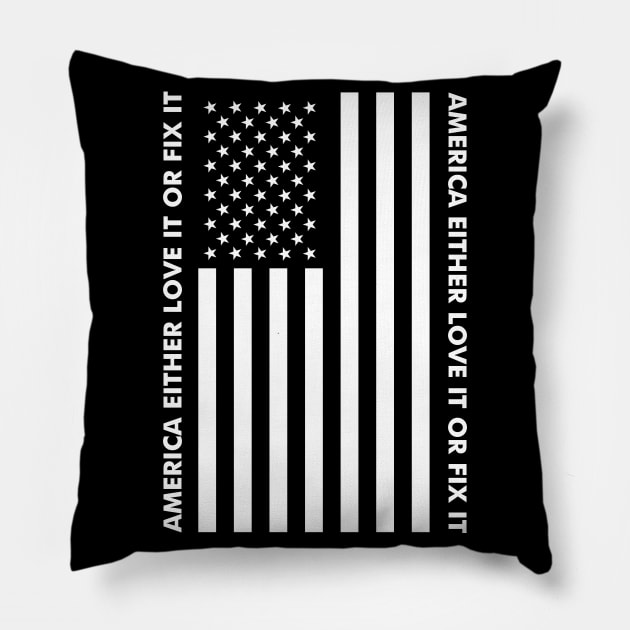 Full Grid Vertical - Dark Background Pillow by Vector Deluxe